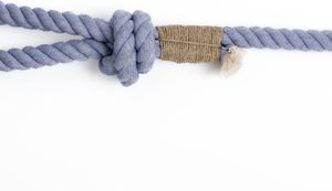 Handmade <b>Rope</b> Dog Leash for Small Dogs – Organic Cotton Braided Pet Leash - Product Image 3