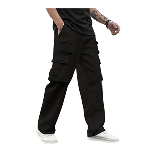 Pantalon cargo pour homme, coupe décontractée, multi-poches, streetwear, fabrication sur mesure, vente en gros, OEM, ODM, fabricant de vêtements, directement de l'usine - Product Image 3