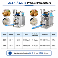 Machine automatique commerciale pour la fabrication de raviolis, machine à emballer les raviolis pour samosas, momos, wontons, raviolis, pelmeni, mandu
