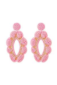 ลูกปัดหินแกะสลักธรรมชาติรูปดอกไม้ ลูกปัดเว้นวรรคหลากสีสัน เครื่องประดับหูสำหรับเด็กผู้หญิง ราคาดีที่สุดจากอินเดีย - Product Image 3