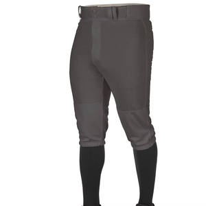 Vêtements de sport pour hommes, pantalon de baseball, tissu 100% polyester, couleur unie, design personnalisé, confortable, antibactérien, fermeture éclair, adultes - Product Image 6