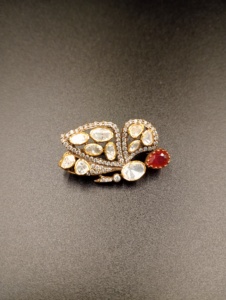 Vintage Flower Luxury Wedding <b>Brooch</b> Crystal Rhinestones Oval Cut 18K Gold 925 Silver Unisex Peacock Design Everyday Wear - Product Image 6