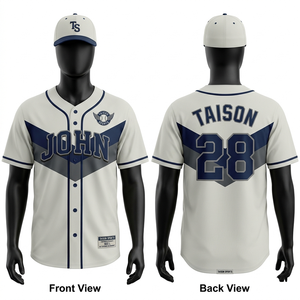 Maillot de baseball pour homme, haute qualité, 200 GSM, maille polyester, crème vert, boutons sur le devant, rayures fines, broderie logo personnalisée, professionnel - Product Image 2