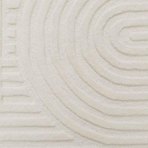Tapis ovales faits main blanc pur à motif haut de gamme, antidérapants, adaptés aux animaux domestiques, à poils longs, pour salon, chambre, décoration intérieure, Nouvel An - Product Image 4