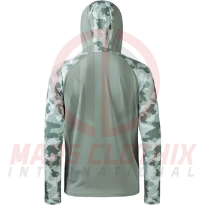 Custom Design Sublimation Breathable Men Fishing Hoodies Outdoor Wear Long Sleeve Fishing Hoodie For <b>Boys</b> - Product Image 3