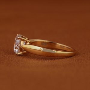 14KT Solid White Gold IGI Certified 2.00 CT Round Cut Lab Grown Diamond Luxury <b>Wedding</b> Engagement Solitaire Classic Ring - Product Image 3