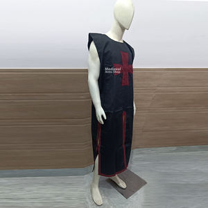 Túnica de Algodón Bordada a Mano con la Cruz Templaria Medieval, Disfraz de Cruzado Renacentista, Ropa para Recreación Histórica - Product Image 2