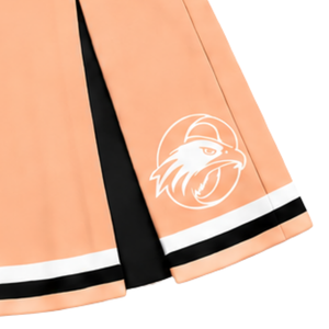 Jupe plissée de cheerleading Peach pour femmes et filles, idéale pour les équipes sportives, les spectacles de danse, l'entraînement, les compétitions et les tenues de sport scolaires - Product Image 6