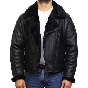 2026 Custom Men's <b>Leather</b> <b>Jackets</b> Best Quality Solid Color Breathable Plus Size Affordable for <b>Winter</b> <b>Leather</b> <b>Jacket</b> - Product Image 3