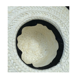 Sombrero de Paja Hecho a Mano Tradicional Vietnamita, Material de Hierba Natural, para Playa, Viajes, Aire Libre, Verano - Product Image 5