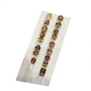 Zircon Naturel Arc-en-ciel Formes Assorties 23.90CT 17 Pièces Facettées Certifiées par un tiers Vente en Gros pour Fabricants de Bijoux et Collectionneurs - Product Image 5