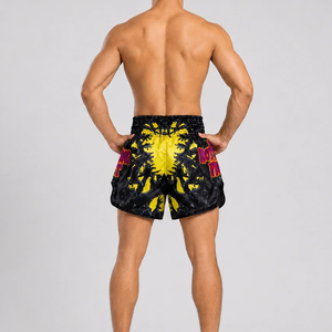 Ihr Logo Hochwertige Maßgefertigte Unisex Muay Thai Shorts MMA Kickboxen Grappling Shorts Trainingshosen - Product Image 6