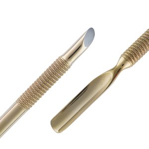 High Quality Reusable Dual-End Double Head Cuticle Pusher Manicure Nail Care Tools Stainless Steel Customized Logo Eco-Friendly - Product Image 3