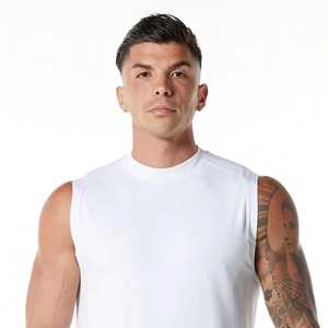 Camisetas sin mangas transpirables para hombre de talla grande de Pakistán, precio al por mayor, listas para enviar, camisetas sin mangas modernas para hombre en venta - Product Image 5