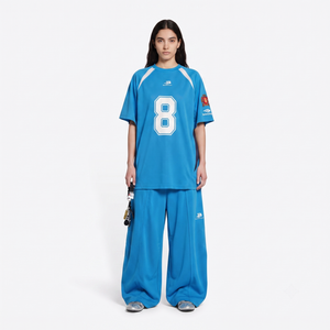 Conjunto Deportivo Unisex Y2K de Dos Piezas, Estilo Urbano, Transpirable, con Estampado por Sublimación, Poliéster de Peso Medio, Etiqueta OEM, Corte Holgado - Product Image 1