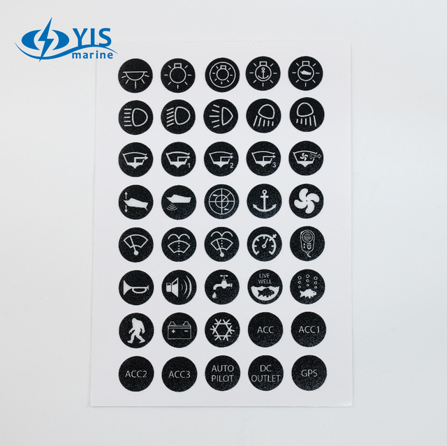 Push Button Label Stickers for PB45xx Series