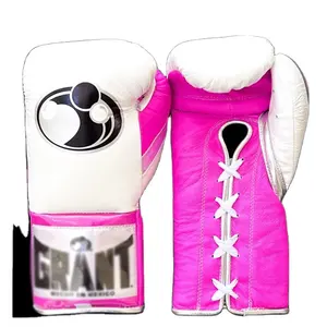 Guantes de boxeo de cuero PU para entrenamiento, guantes de boxeo