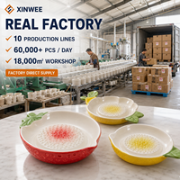 Fruitvormige keramische knoflookrasp met aangepast logo, OEM, ODM, private label fabrikant, leverancier, groothandel, bulk keukengerei