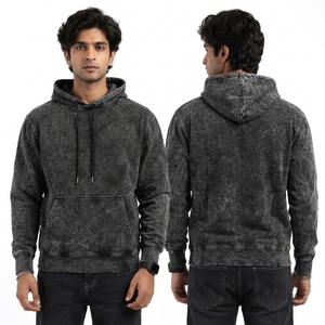 Sudadera con Capucha para Hombre de la Mejor Calidad, Totalmente Personalizada, con Lavado Ácido, Diseño Personalizado para Ropa Urbana en Invierno, Pedido Mínimo 2 Piezas - Product Image 6