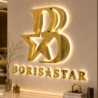 Letrero LED Personalizado, Letrero LED 3D Iluminado, Letrero con Letras LED para Recepción de Spa, Salón de Belleza o Estudio