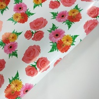 Papier d'emballage cadeau floral de haute qualité pour enfants, imprimé sur mesure, écologique, motif floral, pour anniversaire d'enfants