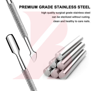Highest Quality Double Ended Stainless Steel Cuticle Pusher Spoon Dead Skin Remover Manicure Pedicure Nail Care <b>Tool</b> - Product Image 5