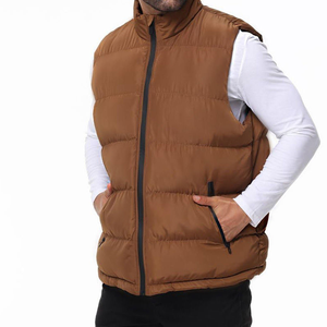 Chaleco Acolchado Sin Mangas para Hombre, Impermeable, Ecológico, con Capucha, Ligero, Informal, para Exteriores, con Cierre, Personalizado, Venta al Por Mayor - Product Image 6