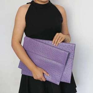 Large Casual Style PU Envelope Bag <b>for</b> MacBook Durable Horizontal Handheld Portable Laptop <b>Case</b> Cover <b>for</b> Business Use - Product Image 3