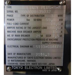 TEL Indy Plus ZRO - Equipo y Piezas de Semiconductores de Confianza de Marca Global - Product Image 2