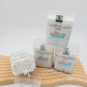 Hisopos de Algodón Suave de Doble Punta Dr. Papie OEM/ODM, Mango de Papel Plegable, Seguros para Oídos y Nariz, Artículos para Bebés Recién Nacidos de 0 a 6 Meses - Product Image 3