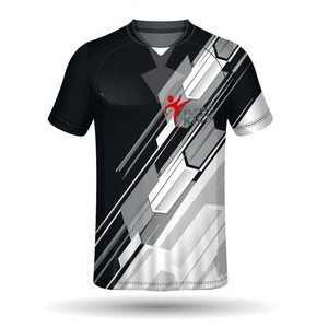 T-shirt personnalisé en sublimation, col rond, différents designs, bonnes ventes, prix bas, t-shirts en sublimation - Product Image 1