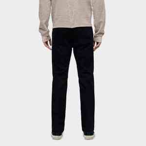 Jeans Negros Clásicos de Pierna Recta para Hombre, de Alta Calidad, Duraderos y Elegantes, Pantalones de Mezclilla Casuales - Product Image 2