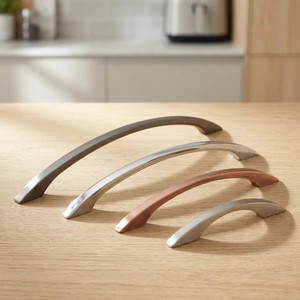 Poignée de meuble de bar en laiton massif sur mesure, finition graphite noir, pour cuisine moderne de luxe, vente en gros, export - Product Image 1