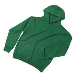 Sweat-shirt à capuche unisexe en tissu French Terry de haute qualité, couleur vert foncé, 80% coton, 20% polyester - Product Image 6