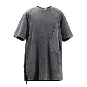 Camisetas Techwear de Estética Y2K para Hombre, Camisetas Oversize con Estampado Gráfico Gótico y Lavado Ácido, Ropa Urbana Hip Hop para Hombre - Product Image 1