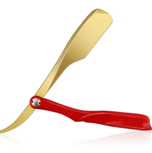 Navajas de afeitar rectas de acero inoxidable de la mejor calidad al por mayor para salón, productos de primera para barbería, navaja de afeitar en venta - Product Image 2