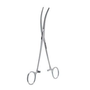 Pinzas arteriales para hemostasia con serraciones longitudinales de 7.1 pulgadas, agarre manual de tejido de acero, 18 cm - Product Image 2