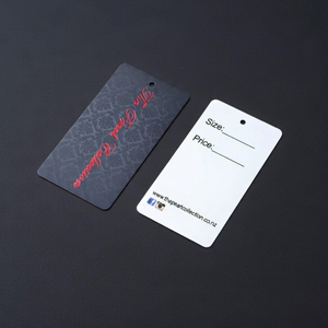 Étiquettes suspendues en papier cartonné épais Disha Communications - Étiquettes de vêtements durables pour l'emballage de vente au détail, projets d'artisanat, organisation - Product Image 4