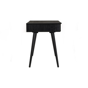 Functional Black <b>Working</b> <b>Desk</b> with 2 Drawers Storage Modern Study Table for Student Bedroom and Home Office Setup - Product Image 6