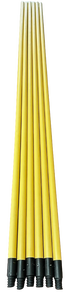 Manche en bois multi-usage, écologique, durable et léger / Brosse à balai la plus adaptée / Connecteur de rallonge en aluminium fileté - Product Image 4
