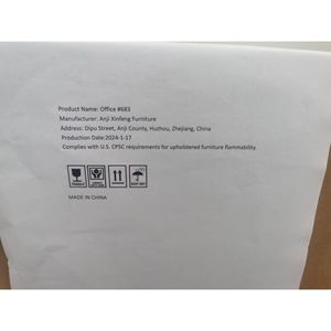 Sedia da Ufficio Grande Senza Braccioli per Casa e Ufficio, Sedia da Toeletta Senza Ruote - Product Image 1