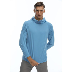 Best Selling <b>Men's</b> <b>Black</b> Long Sleeve <b>Turtleneck</b> Top Quick Dry Polyester Pullover Solid Color Outdoor Wear Breathable Quick Dry - Product Image 4