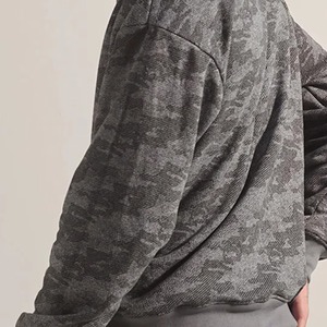 เสื้อฮู้ดผู้ชายผ้าฟลีซเนื้อแน่น ทรงปกติ โพลีเอสเตอร์/คอตตอน 400 กรัม ระบายอากาศได้ดี มีกระเป๋า ป้องกันรอยยับ แห้งเร็ว สวมใส่สบายๆ สำหรับฤดูใบไม้ร่วง - Product Image 5