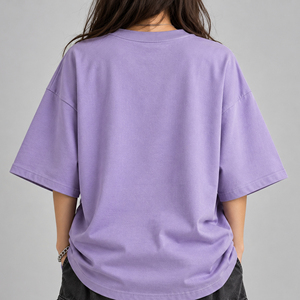 Camiseta Extra Grande Personalizada con Gráficos Pastel, Camiseta de Algodón con Estética Soñadora, Ropa Urbana Unisex para Mujer, Camiseta Urbana con Cuello Redondo - Product Image 2