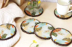 Posavasos de Resina Meena, Hecho a Mano, Pulido, Decoración para Mesa de Comedor de Boda, por blossom craft india - Product Image 2