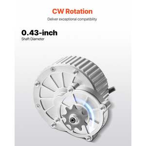 Kit de Motor Eléctrico de CC con Escobillas de 450W, 36V, 3000rpm, con Controlador Mejorado Modelo D0100X3GH3P para Bicicletas Eléctricas - Product Image 3