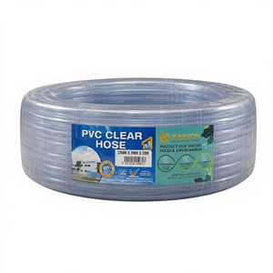 Tuyau flexible en PVC transparent KARYON 3,2-25 mm x 30 m pour l'irrigation des jardins et l'utilisation en extérieur - Product Image 1