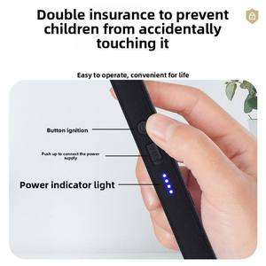 Custom Logo <b>Candle</b> Dericsson Electronic Type C Electric Lighter with Rechargeable Smoking Lighters Hot Selling - Product Image 2