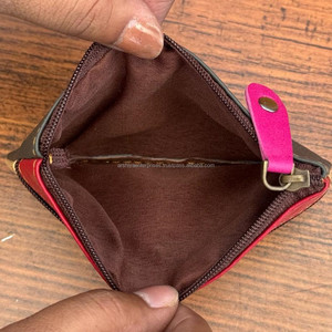 2025 nuevo producto, monedero para mujer, monedero con estampado de animales, cuero genuino, Mini cremallera, monedero, bolso, bolsos de muñeca - Product Image 6