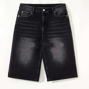 Shorts de Mezclilla con Cinturón, Corte Medio, Transpirables, de Secado Rápido, Estilo Y2K, para Mujer, con Logotipo Personalizado, Proveedor al por Mayor - Product Image 5